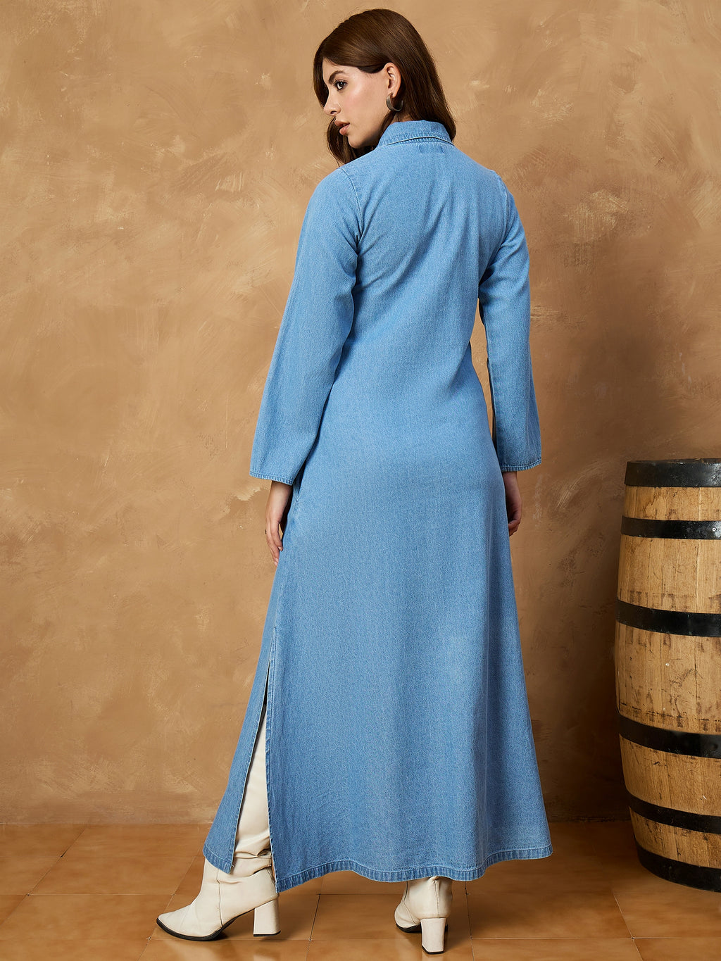 Denim Abaya Dress