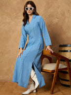 Denim Abaya Dress