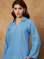 Denim Abaya Dress