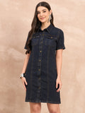 Black Denim Dress