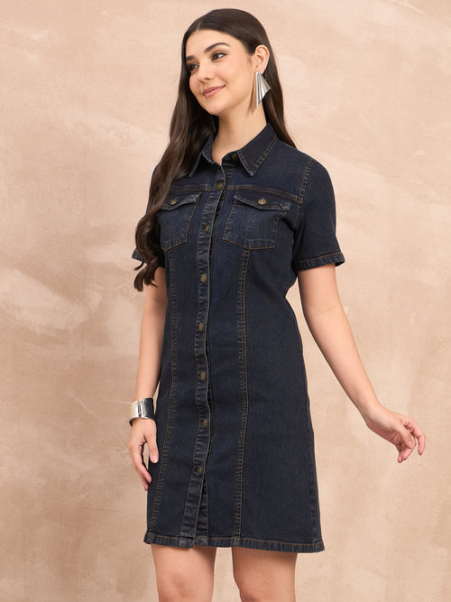 Black Denim Dress