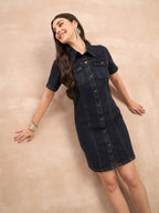 Black Denim Dress