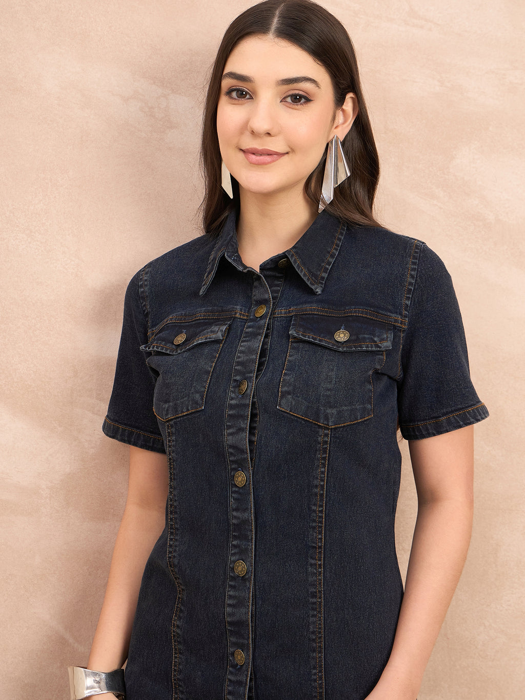 Black Denim Dress