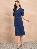 Denim Button Down Dress