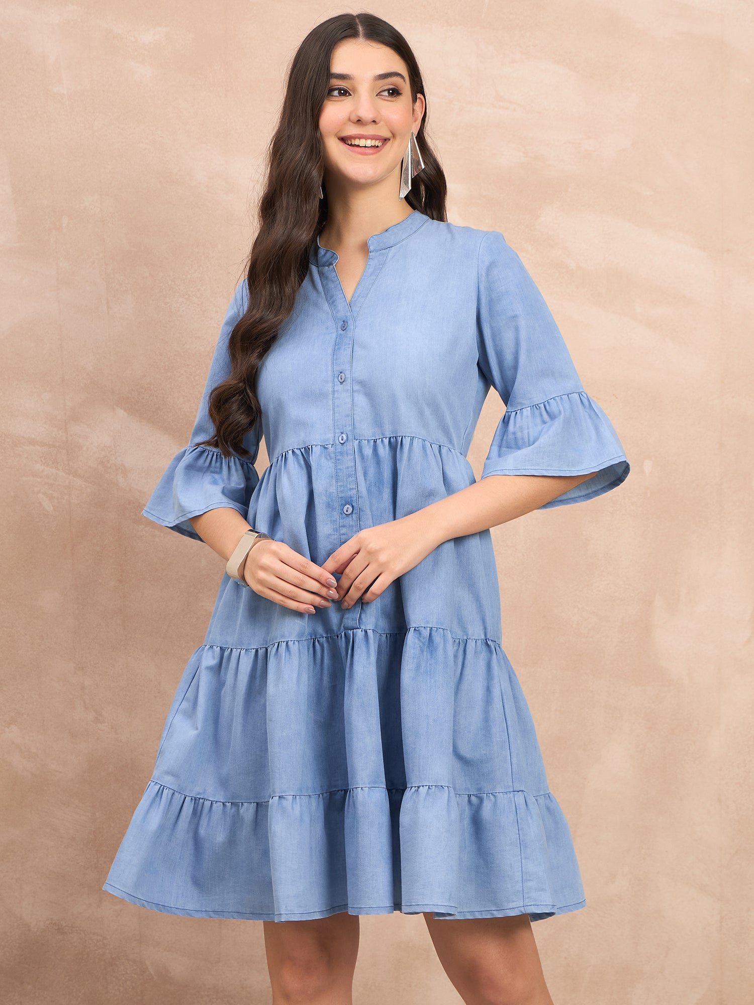 Denim Light Wash Dress