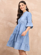 Denim Light Wash Dress
