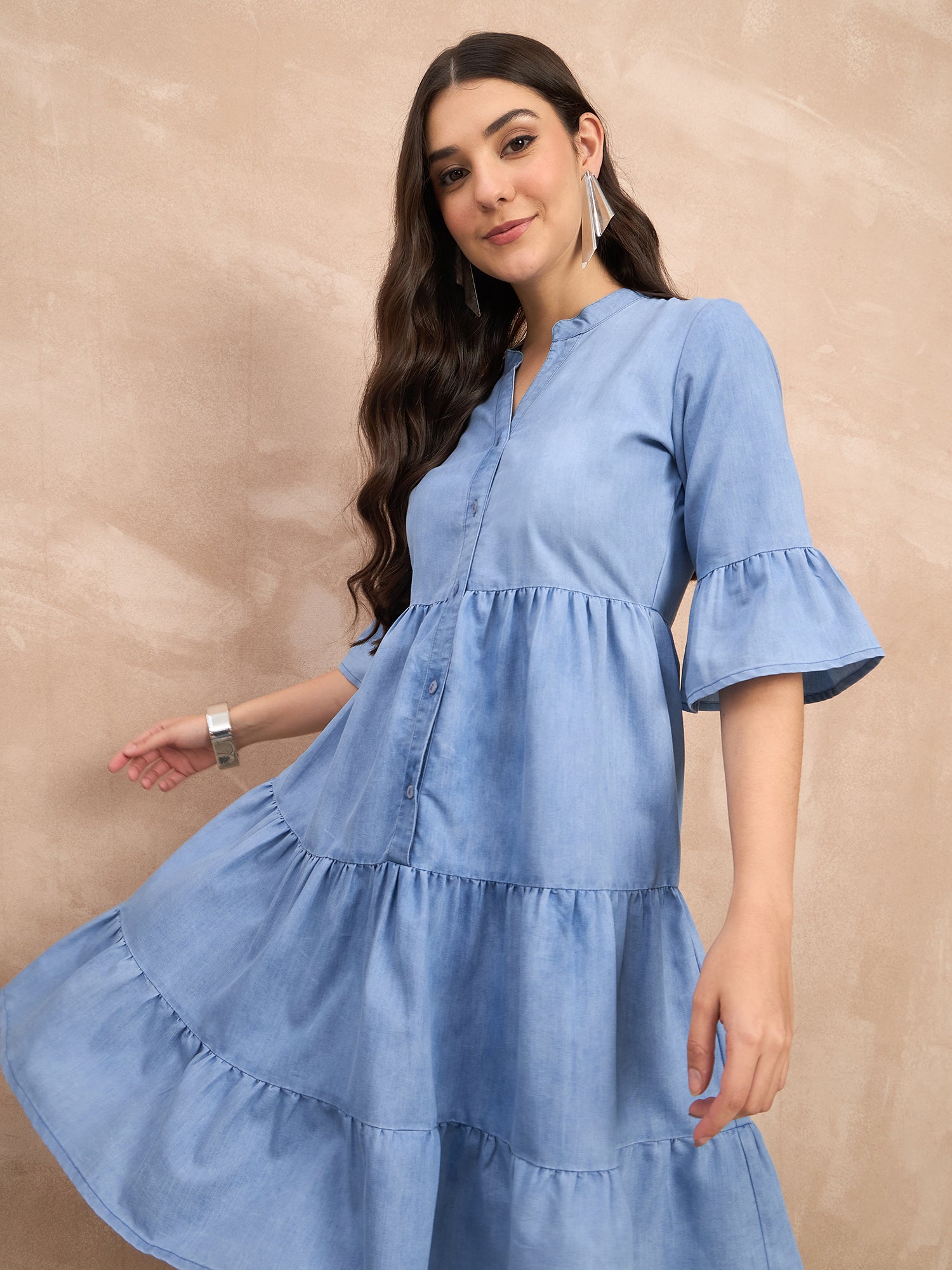 Denim Light Wash Dress
