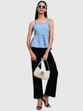 Denim Light Washed Spaghetti Top