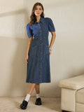 Denim Midi Dress
