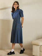 Denim Midi Dress