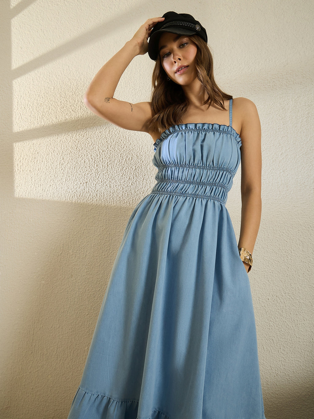 Denim Light Blue  Dress