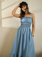 Denim Light Blue  Dress