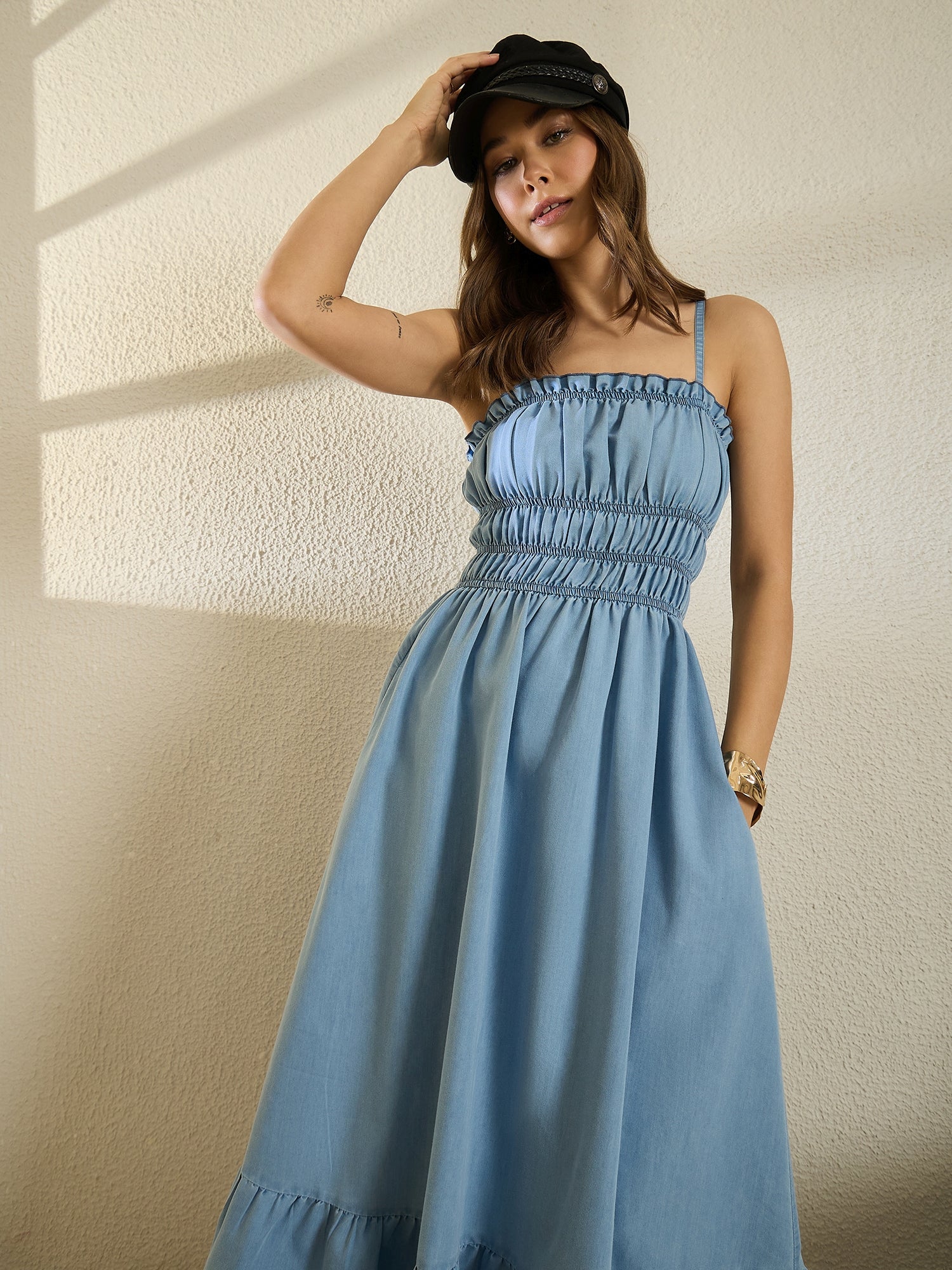Denim Light Blue  Dress