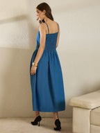 Denim Strappy Dress