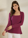 Rose Pinkpeplum Top