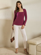 Rose Pinkpeplum Top