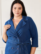 Denim Blazer Dress