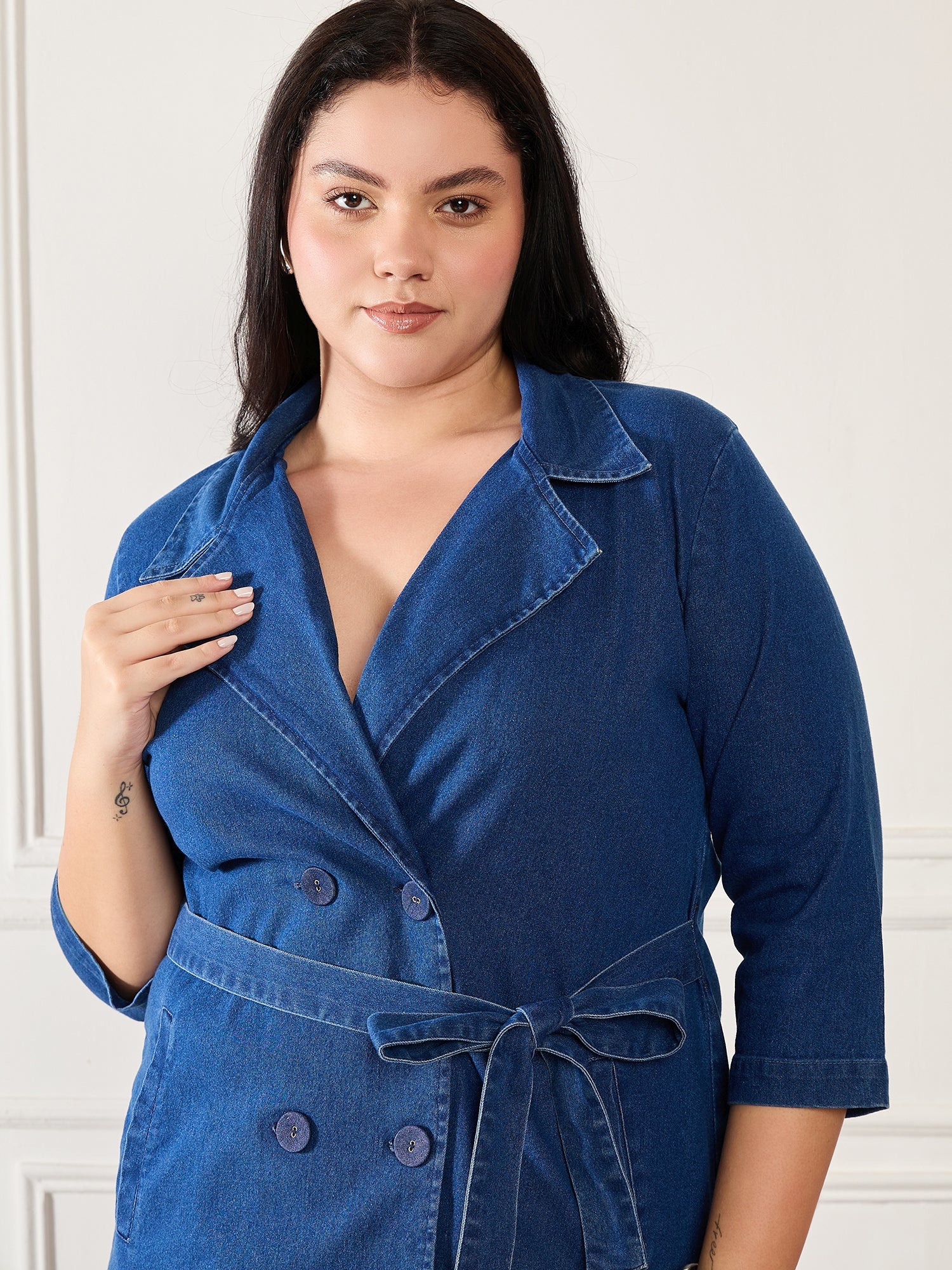 Denim Blazer Dress