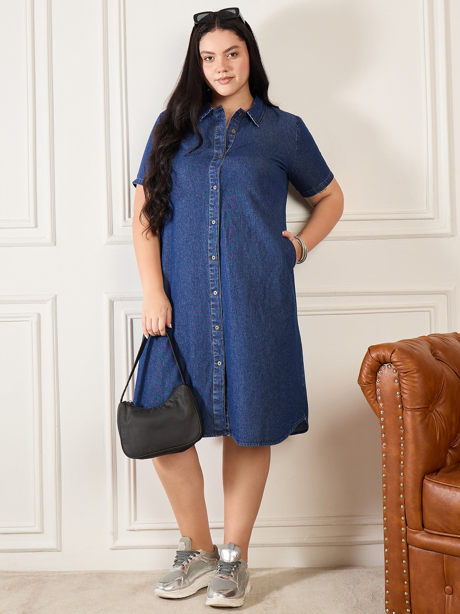 Denim Shirt Dress