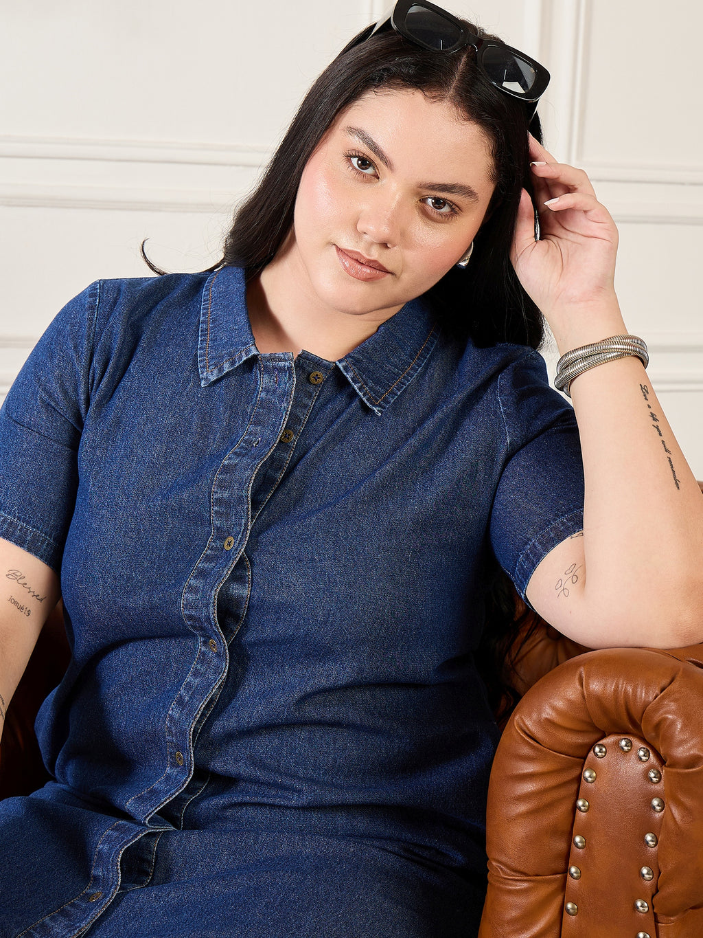 Denim Shirt Dress