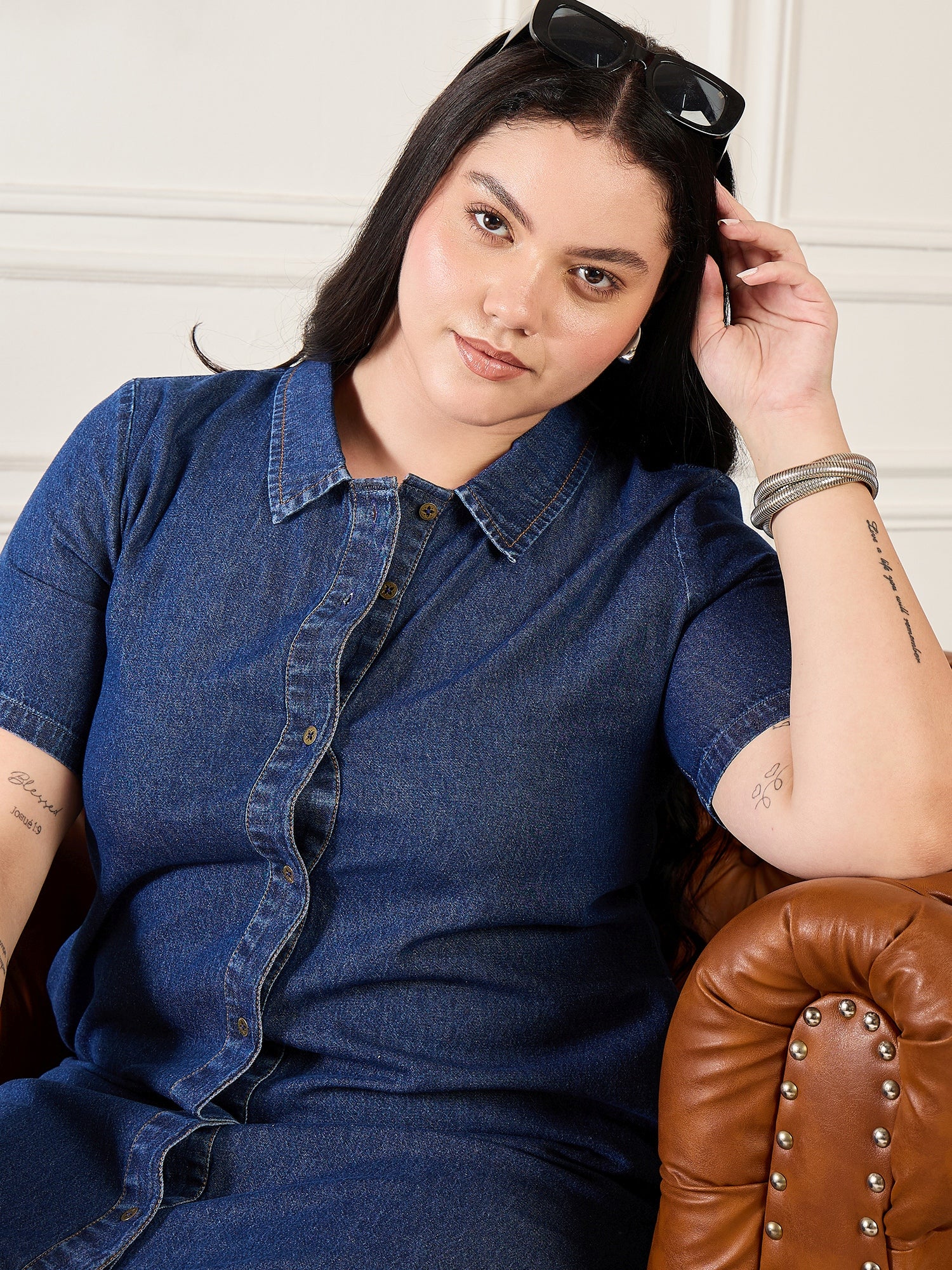 Denim Shirt Dress
