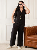 Blackl Pure Cotton Co ord Set