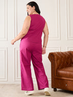 Pink Pure Cotton Co Ord Set