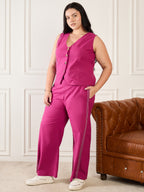 Pink Pure Cotton Co Ord Set