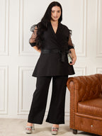 Black Plus Size Co Ord Set