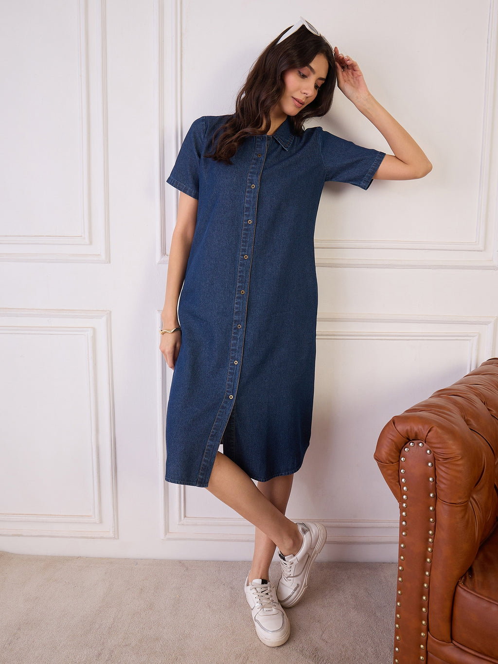Denim Shirt Dress
