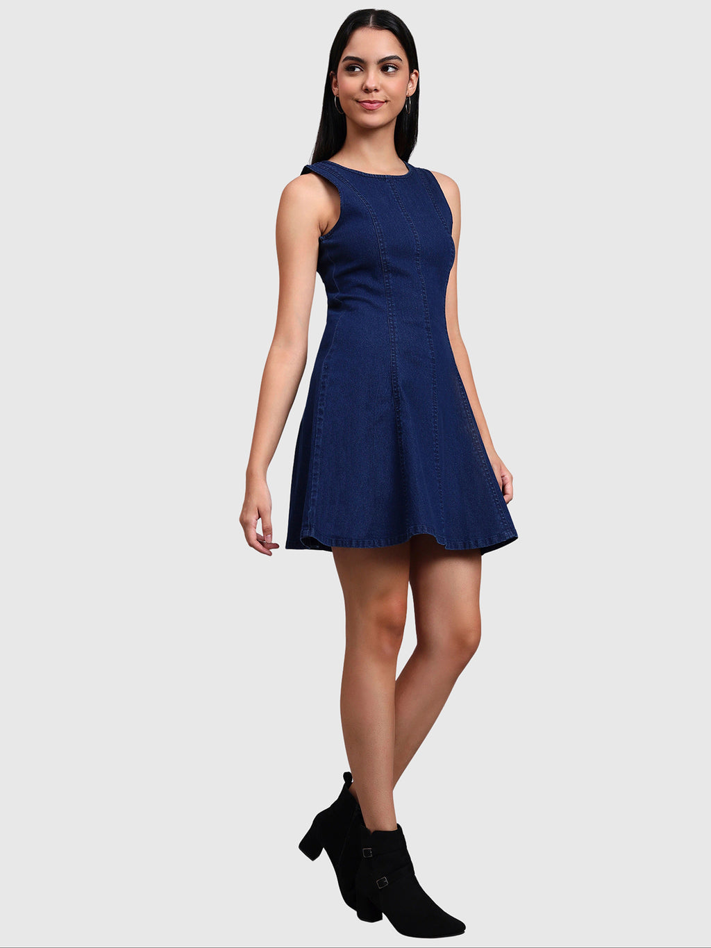 Denim Short Dress