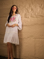 Embroidered  Pure Cotton Dress
