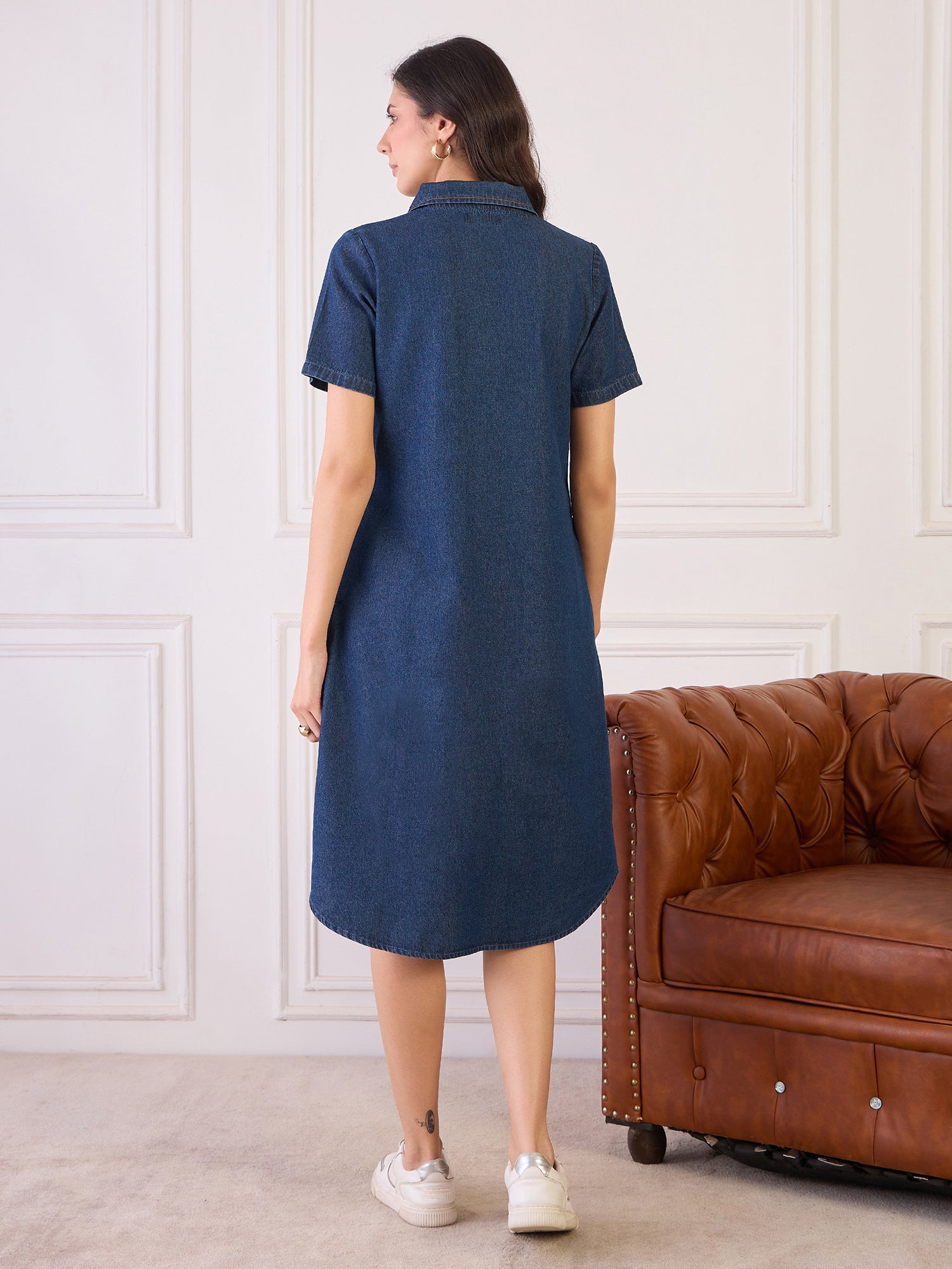 Denim Shirt Dress
