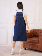 Denim Long Dungree Dress