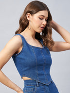 Blue Denim Top