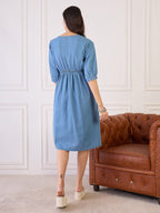 Denim Belted Dress