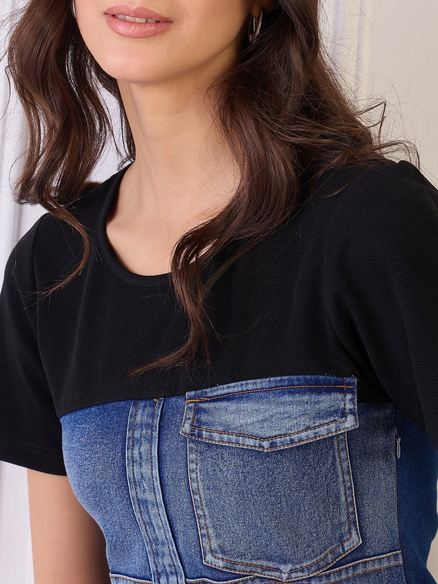 Denim Shift Dress
