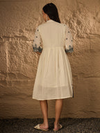 EMBROIDERED PURE COTTON DRESS