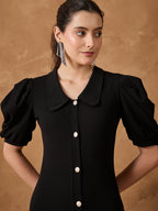 Woman Peter Pan Collar Dress