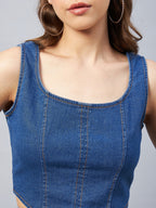 Blue Denim Top