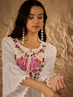 Embroidered  Pure Cotton Dress