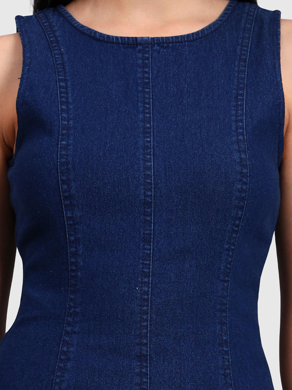 Denim Short Dress