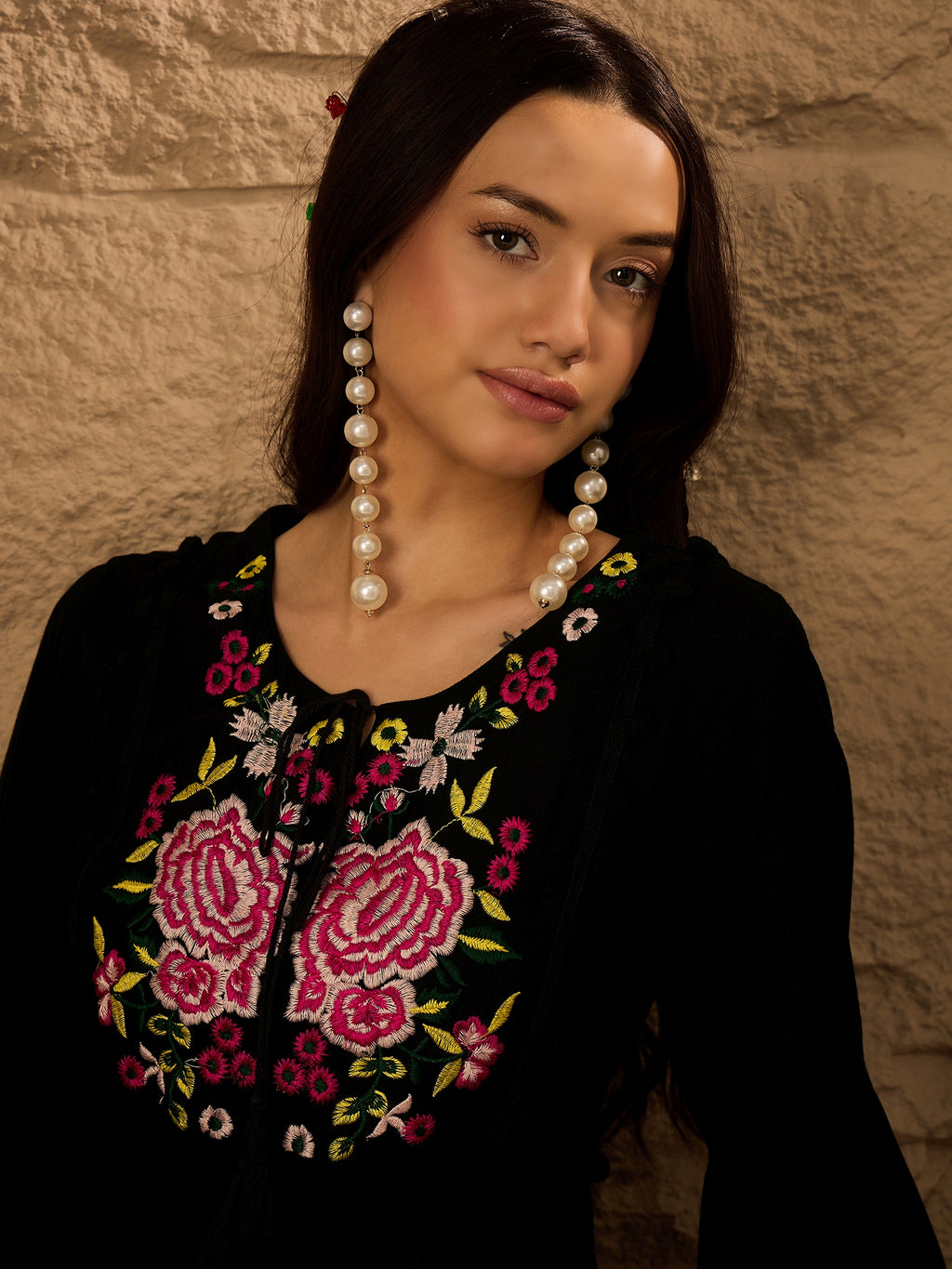 Embroidered  Pure Cotton Dress