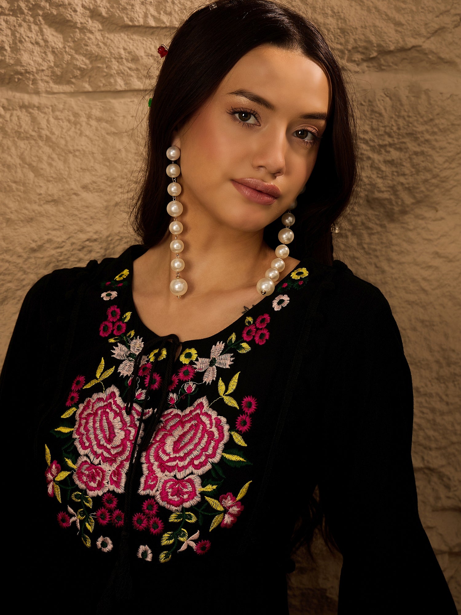 Embroidered  Pure Cotton Dress
