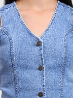 Denim Vest Top